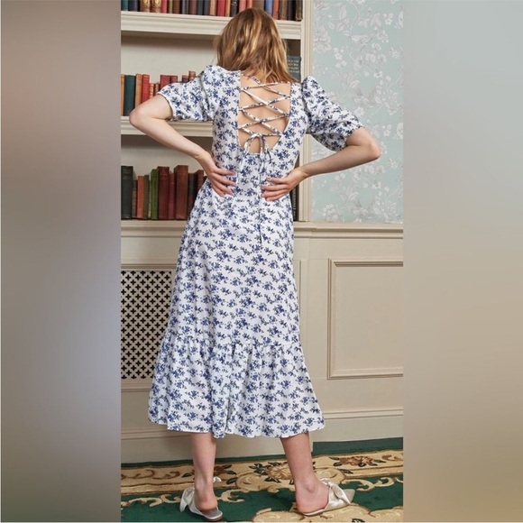 Sister Jane Wisteria‎ Tie-Back Midi Dress - Picture 3 of 8